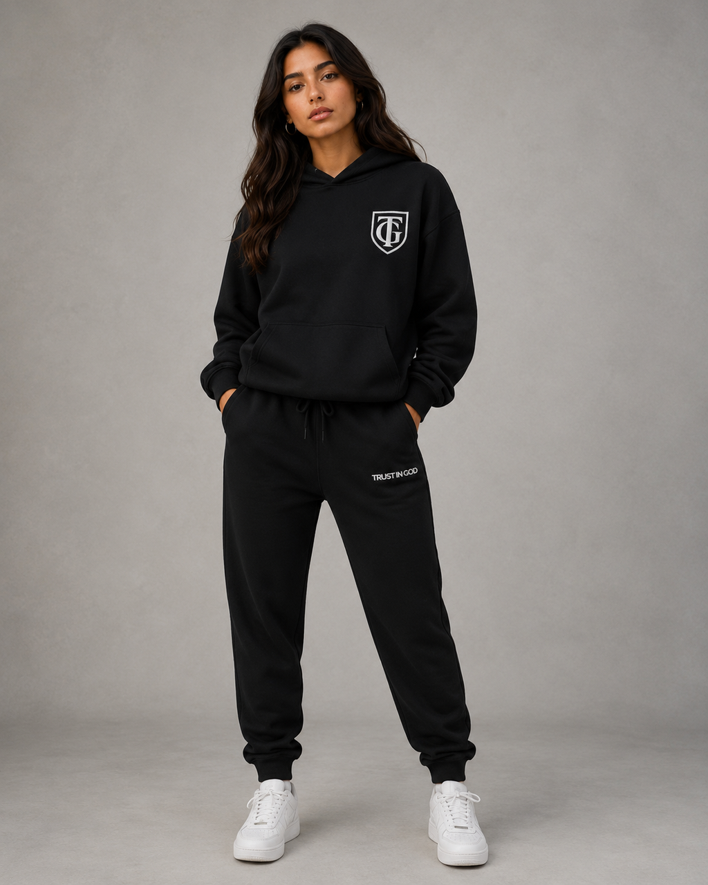 Women's Embroidered Hoodie