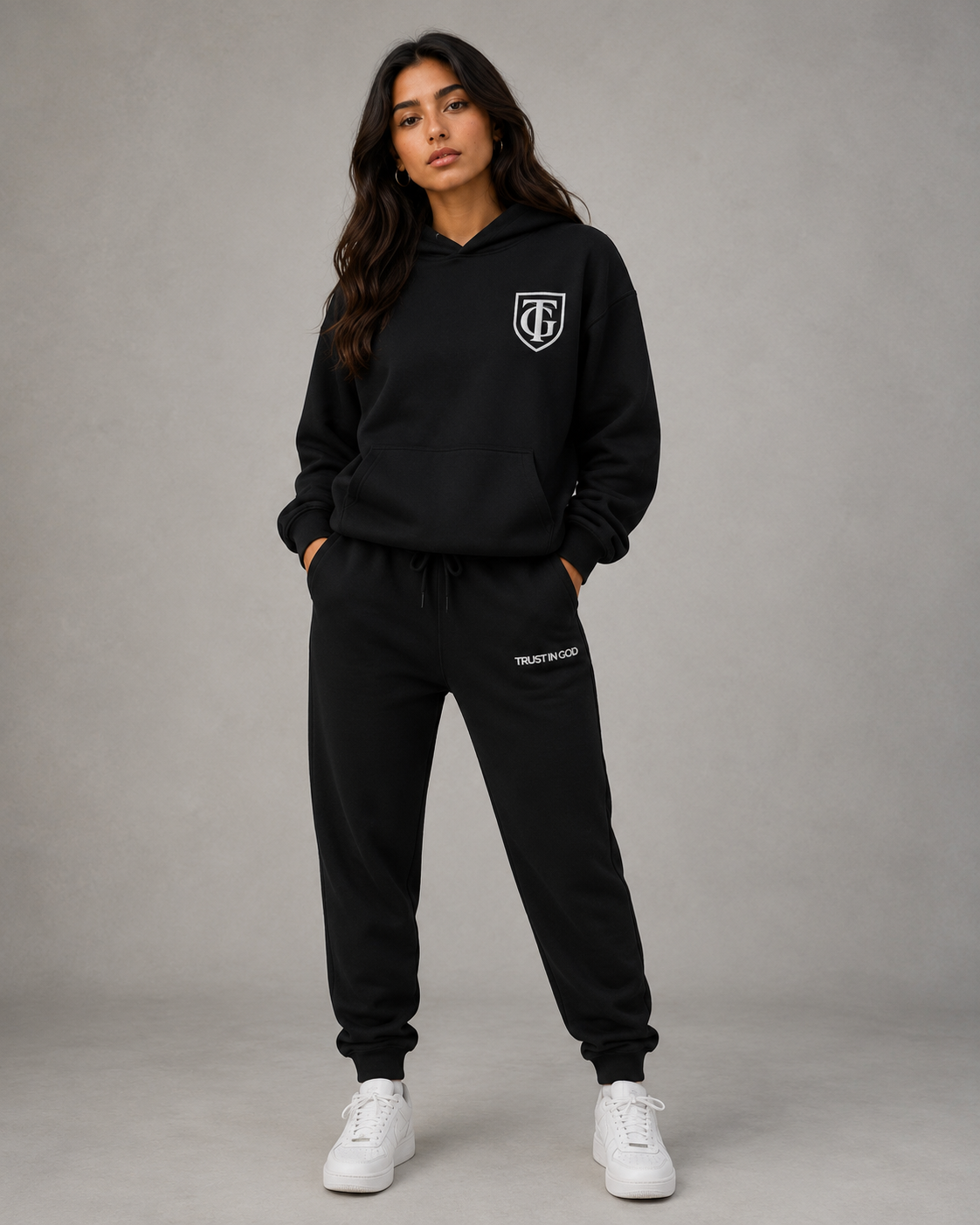 Women's Embroidered Hoodie