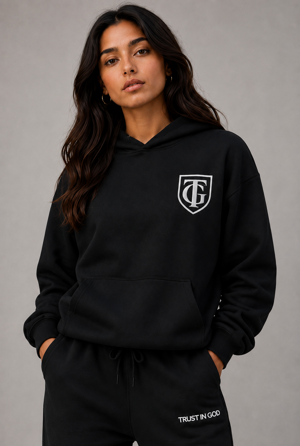 Women's Embroidered Hoodie