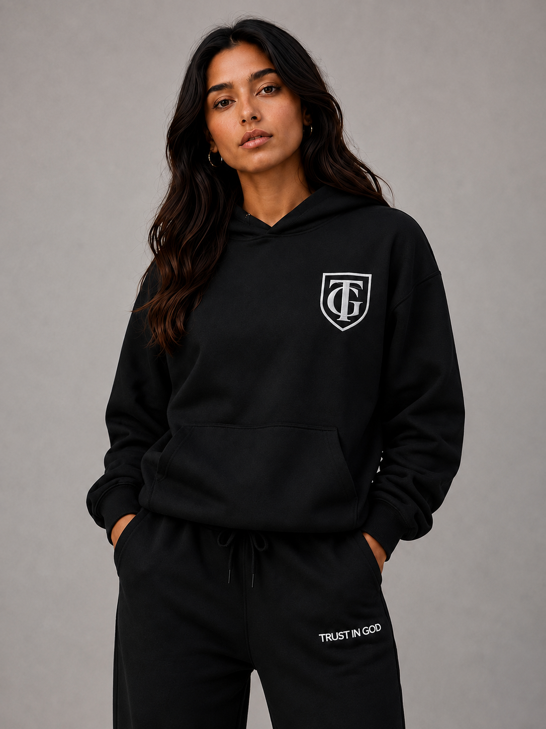 Women's Embroidered Hoodie